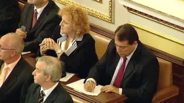 Jiří Paroubek s Vlastou Parkanovou