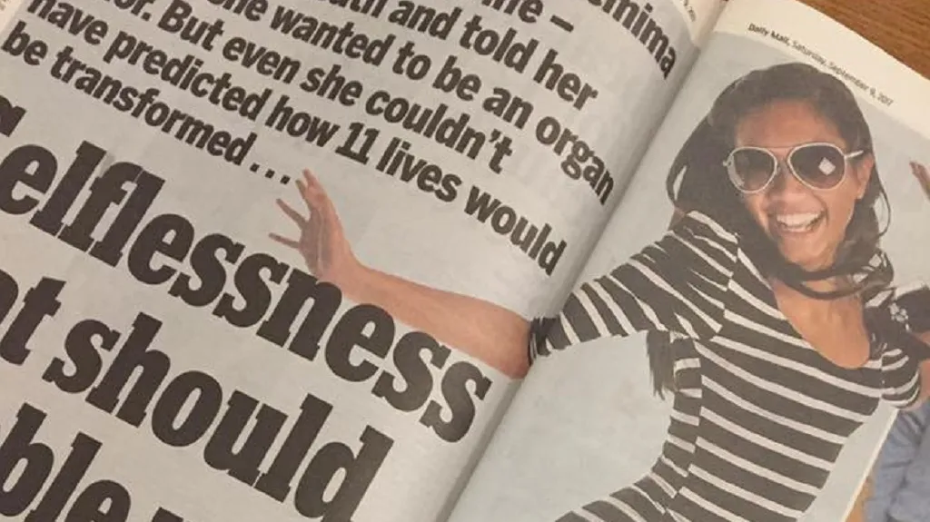 Článek o Jemimě Layzellové