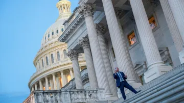 Pohled na americký Kapitol