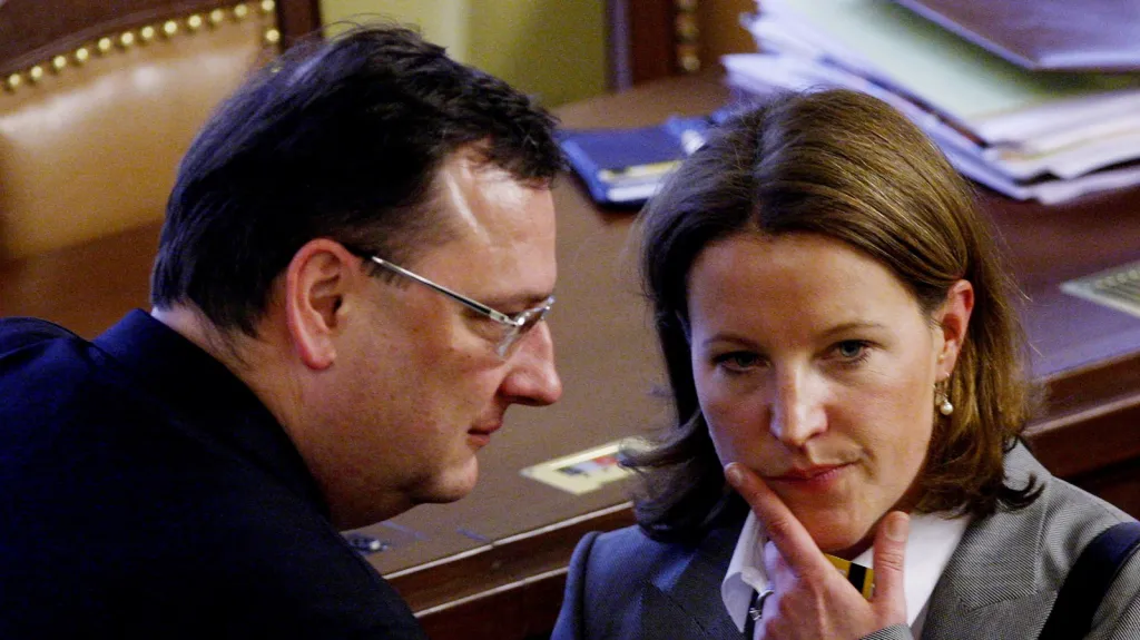 Petr Nečas a Karolína Peake