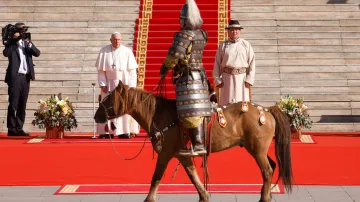 Návštěva papeže Františka v Mongolsku