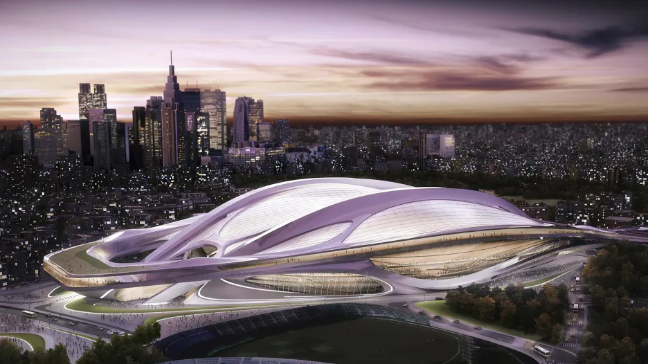 Návrh tokijského stadionu Zahy Hadidové