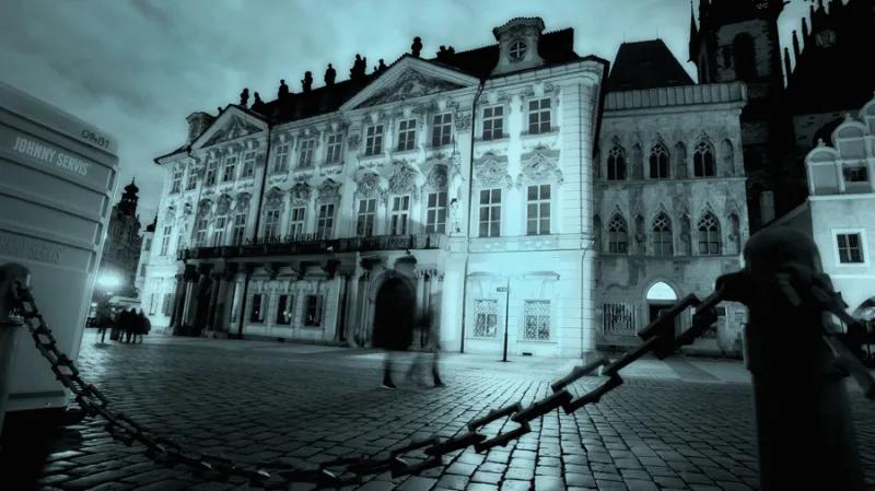 Místa ze života Franze Kafky - bývalé Německé státní gymnázium v paláci Golz-Kinských