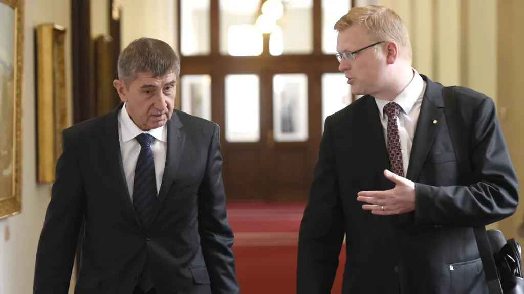 Pavel Bělobrádek a Andrej Babiš