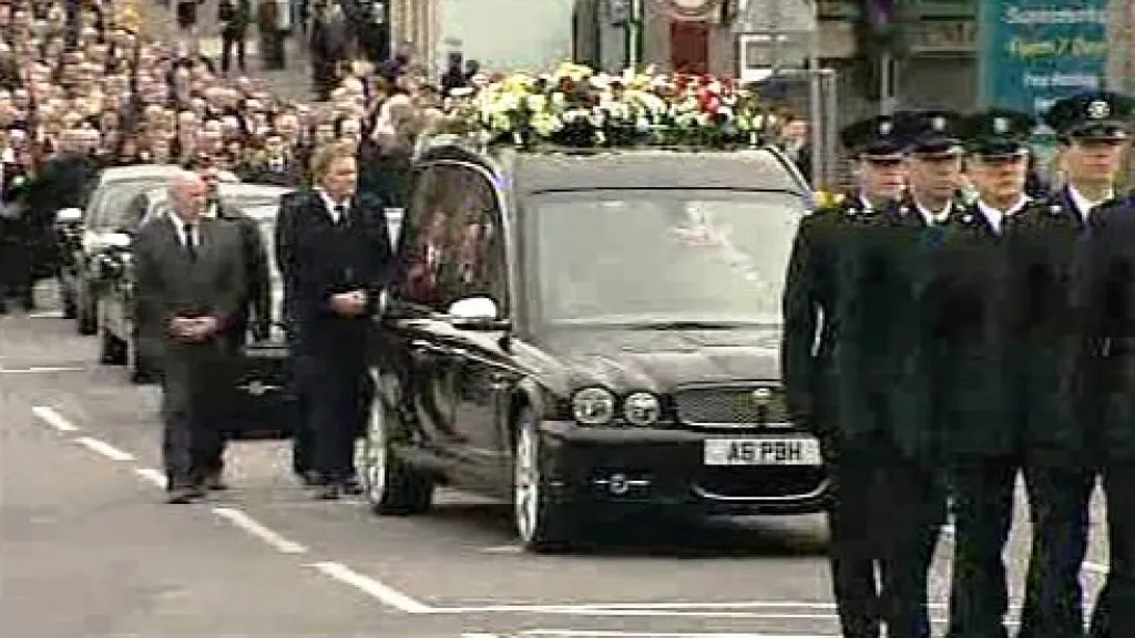 Pohřeb irského policisty