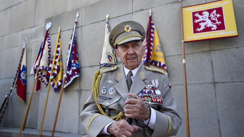 Válečný veterán Václav Kuchynka