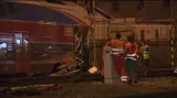 V Praze-Libni se večer srazily vlaky