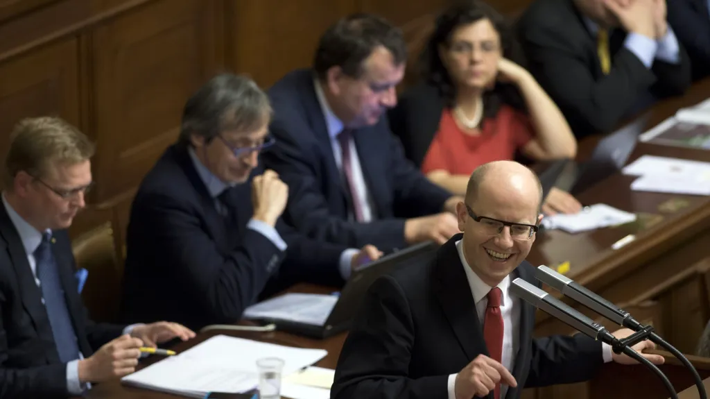 Jednání sněmovny o vyslovení důvěry vládě Bohuslava Sobotky (ČSSD)