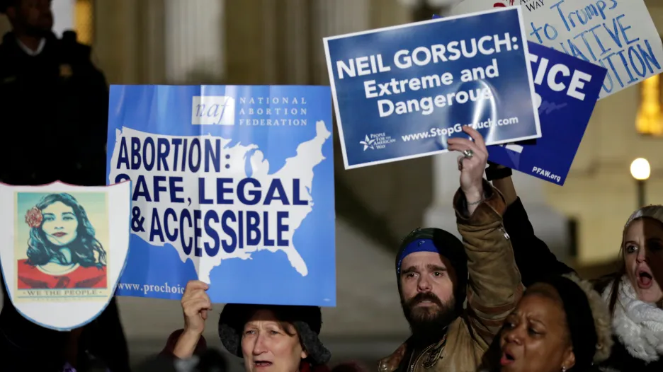 Protesty proti nominaci Gorsucha do nejvyššího soudu