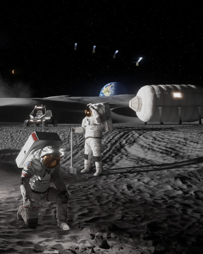Rozsáhlá základna i speciální vozítka. NASA představila detaily plánů pro Měsíc