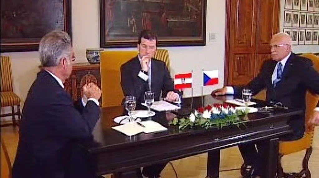 Václav Klaus a Heinz Fischer