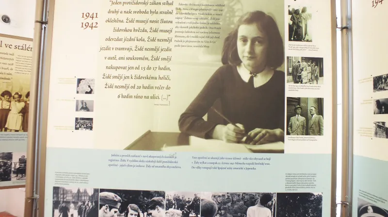 Výstava o Anně Frankové v Boskovicích