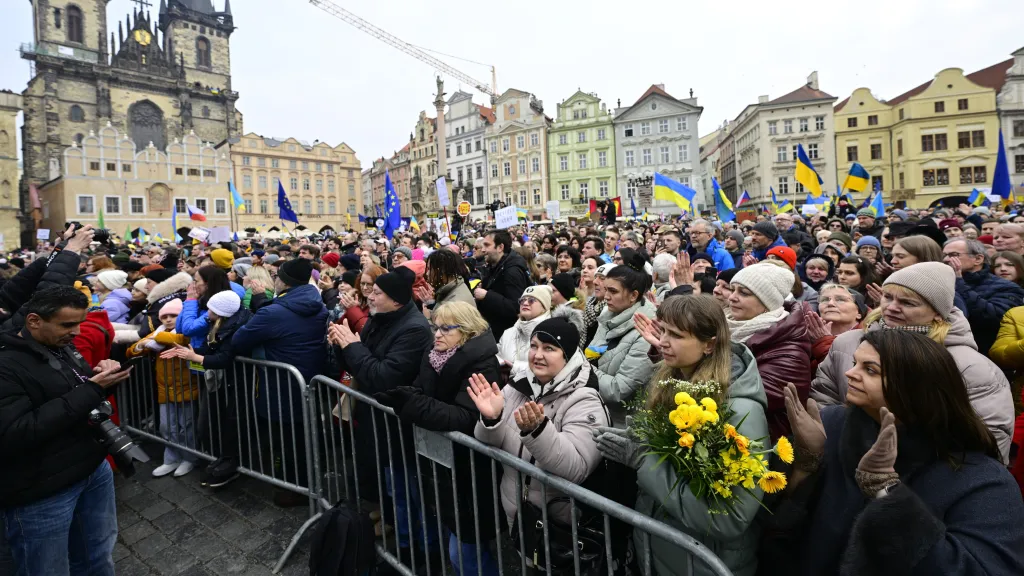 Události: Shromáždění na podporu Ukrajiny