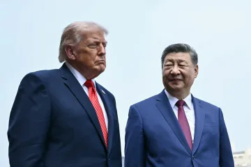 Trump se účastní státní večeře v Číně