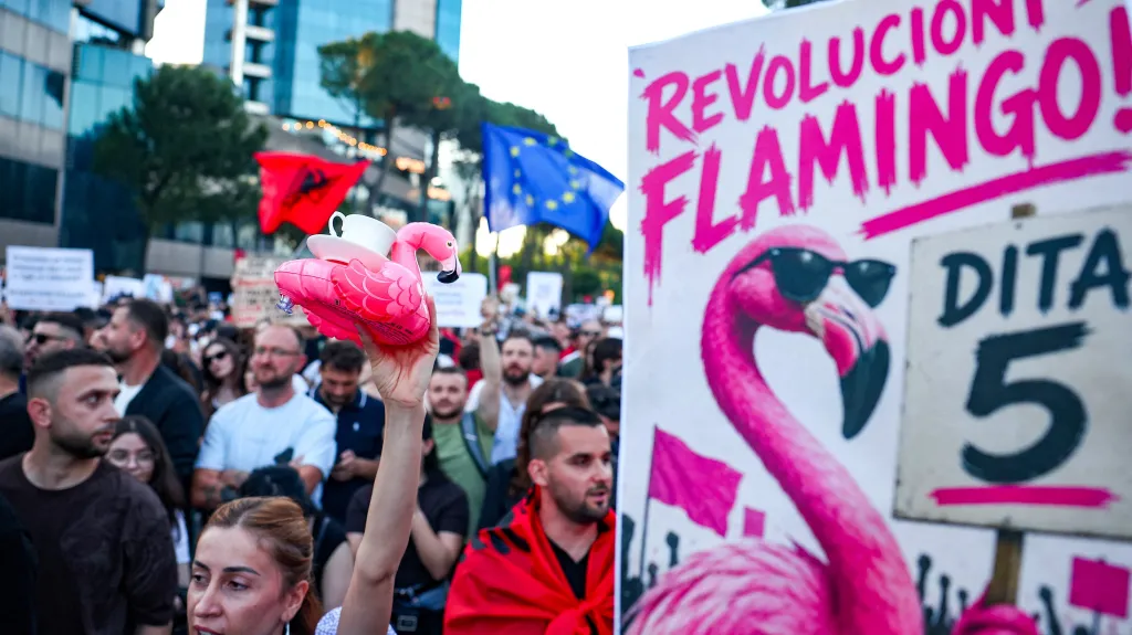 V Albánii pokračují protesty proti výstavbě luxusního resortu