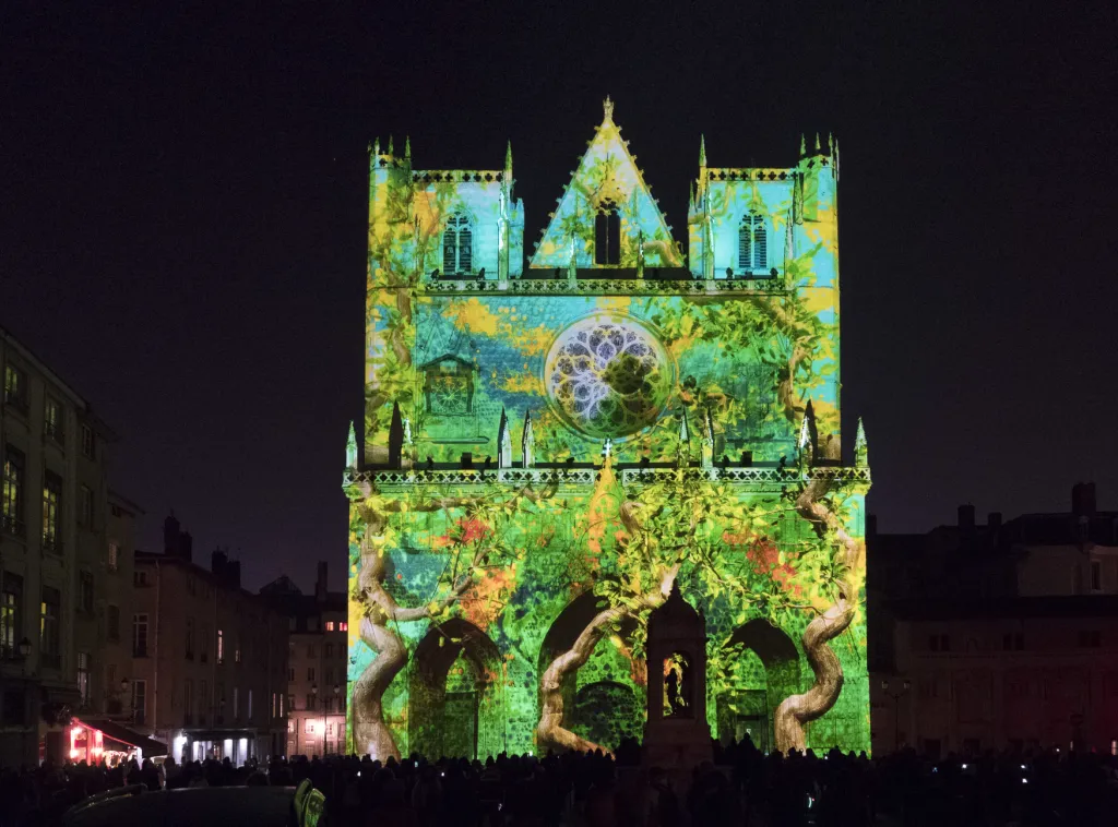 Festival světel ve francouzském Lyonu
