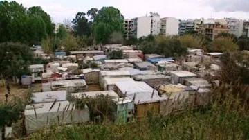 Uprchlický tábor v Patrasu