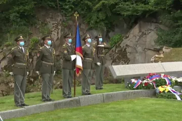 Pietní akt k 78. výročí vyhlazení osady Ležáky 