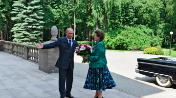 Vladimir Putin a Valentina Těreškovová