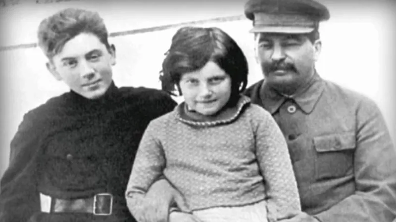 Josif Stalin s dcerou