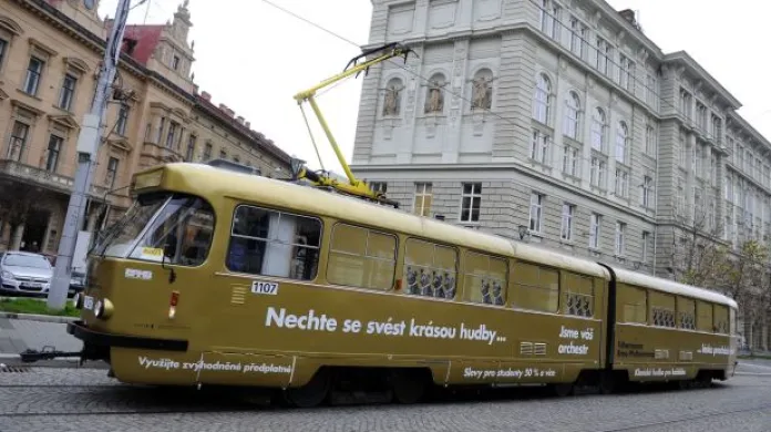 Filharmonie Brno koncertovala v tramvaji