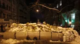Ukrajinští demonstranti v noci obsadili ministerstvo spravedlnosti