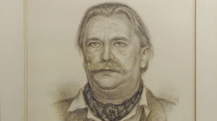 Portrét Jiřího Trnky od Viktora Strettiho