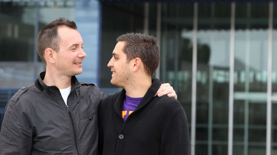 Vincent Autin (vlevo) a Bruno Boileau