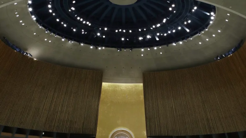 Miloš Zeman na Valném shromáždění OSN