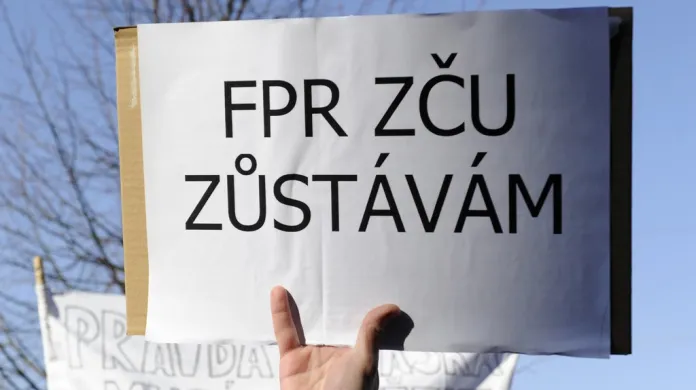 Protesty studentů plzeňských práv