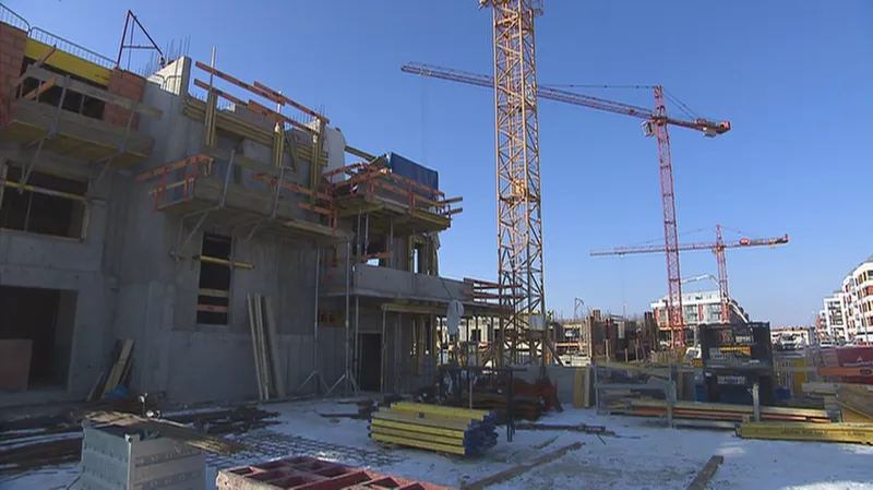 Výstavba bytů pokračuje i v zimě