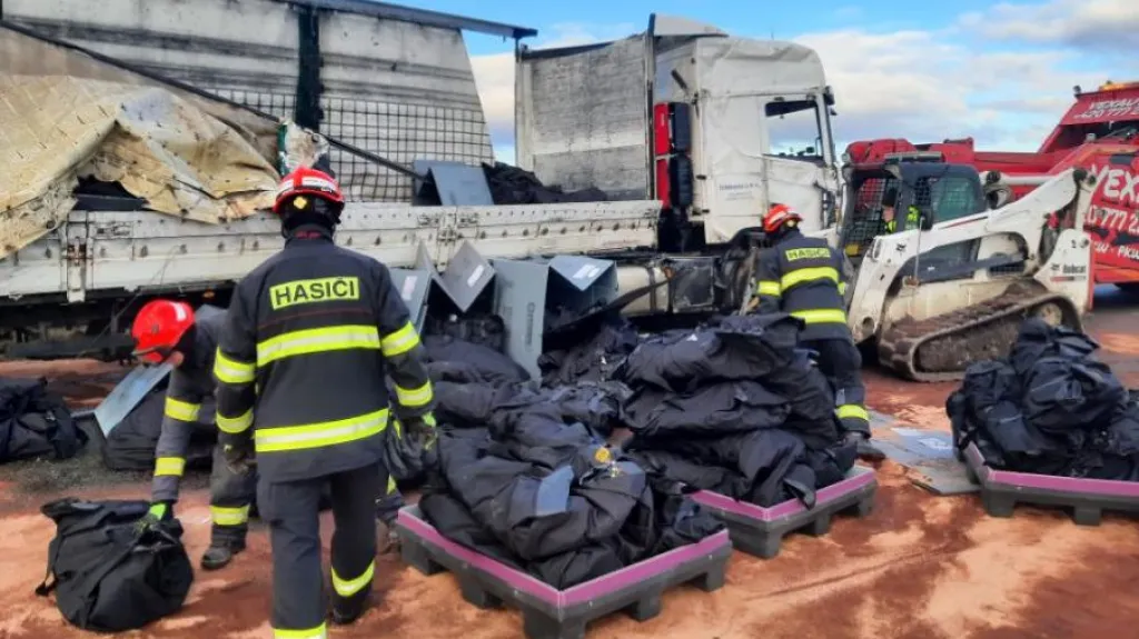 Odklízení následků nehody