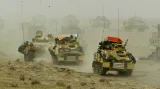 Britská armáda na jihu Iráku (22.3.2003)