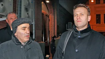 Garri Kasparov a Alexej Navalnyj
