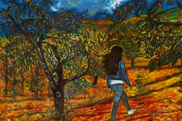 Recenze: Olinda Lo Presti přes zářivé barvy vypráví o smutku