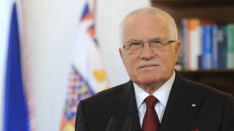 Český prezident Václav Klaus