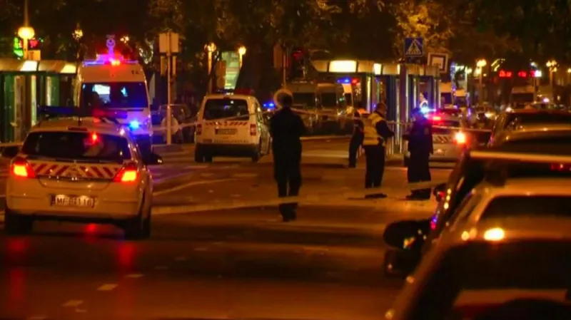 Exploze v centru Budapešti
