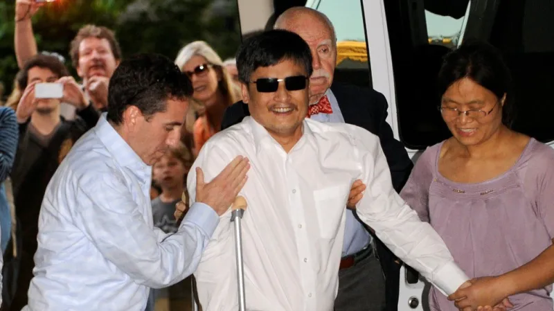 Disident Čchen Kuang-čcheng v New Yorku