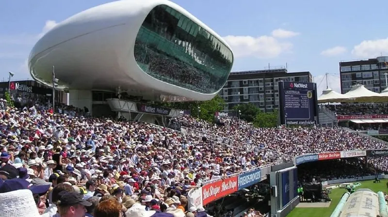Tiskové centrum na stadionu  Lord\'s Cricket Ground v Londýně