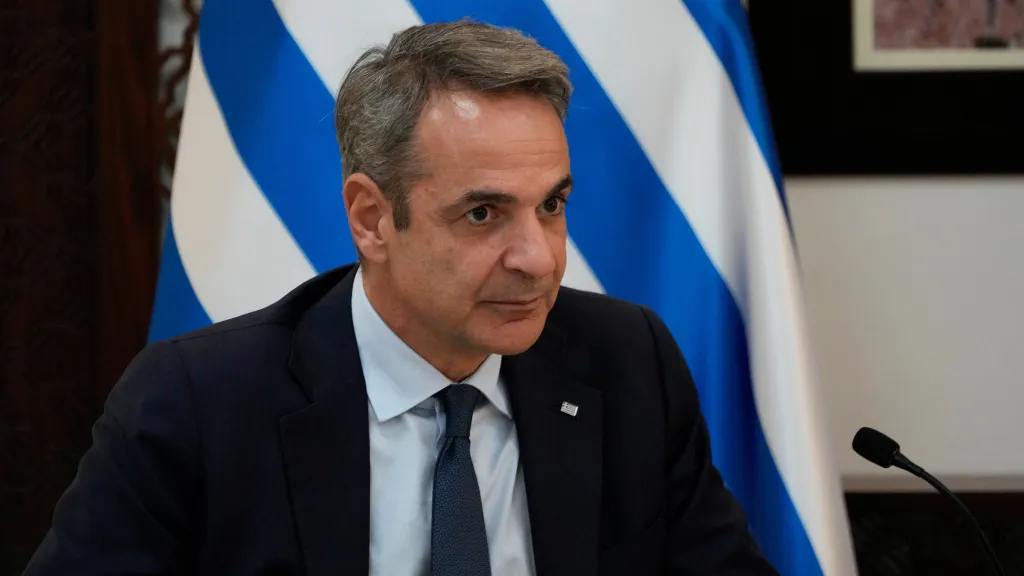 Řecký premiér Kyriakos Mitsotakis na snímku z prosince 2025