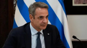 Řecký premiér Kyriakos Mitsotakis na snímku z prosince 2025