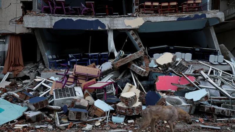 Dopady zemětřesení v Sýrii a Turecku