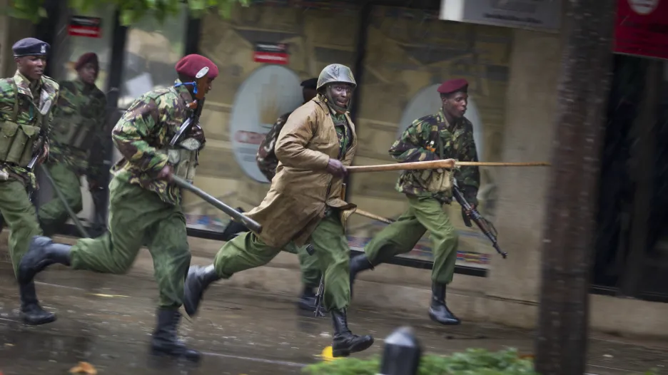 Zásah keňské policie