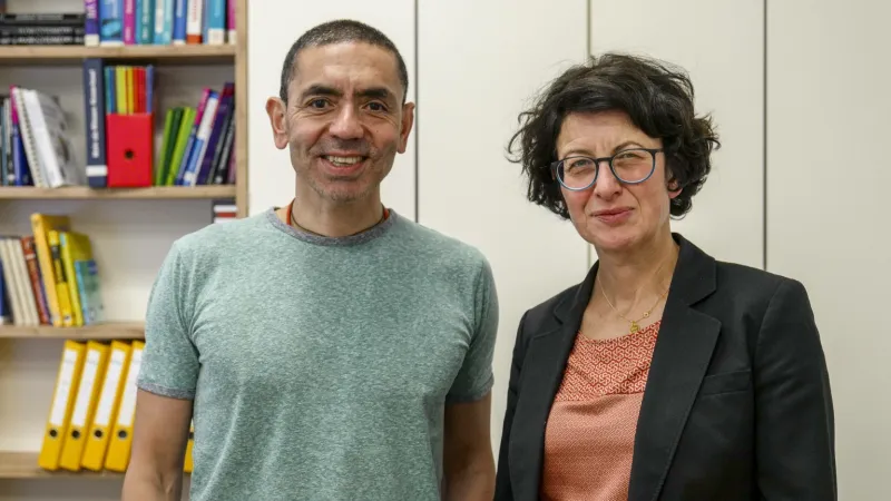 Uğur Şahin a Özlem Türeciová