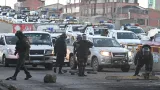 Policejní jednotky ve městě El Alto