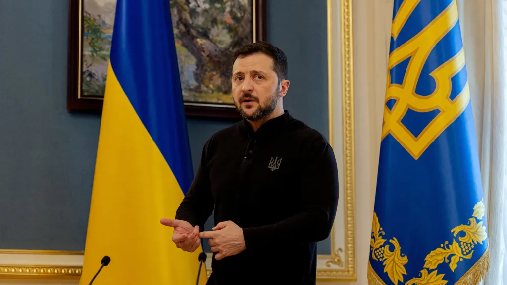 Ukrajinský prezident Volodymyr Zelenskyj
