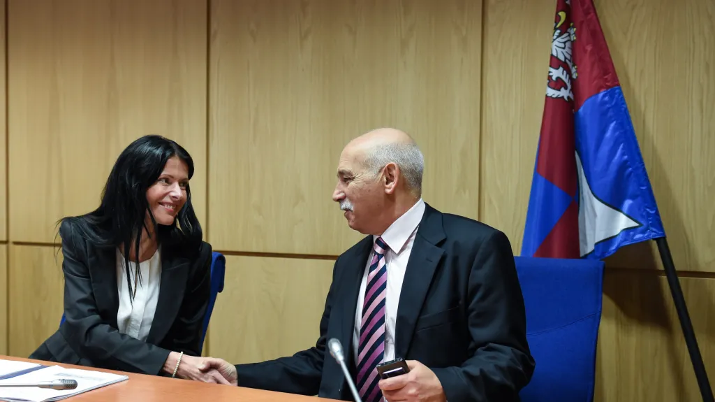 Lenka Kadlecová a Vít Příkaský