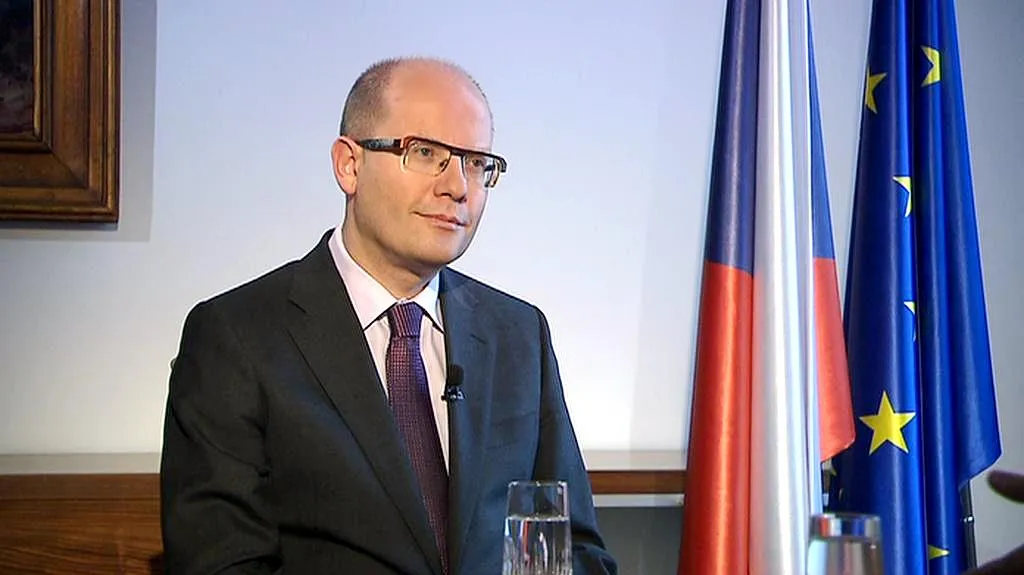 Premiér Bohuslav Sobotka