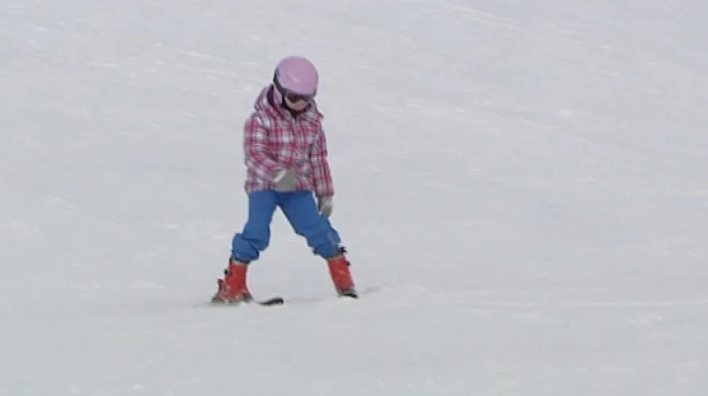Malý lyžař
