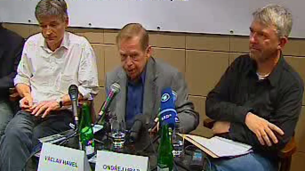 David Radok, Václav Havel a Ondřej Hrab
